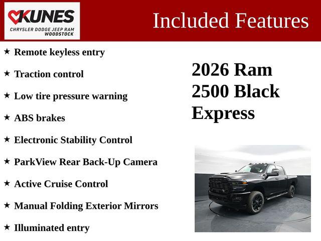 2026 RAM 2500 RAM 2500 BLACK EXPRESS CREW CAB 4X4 64 BOX 2026 RAM 2500 RAM 2500 BLACK EXPRESS CREW CAB 4X4 64 BOX