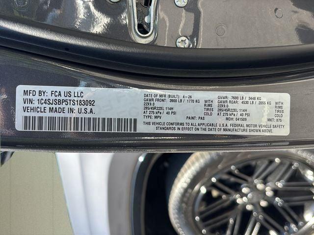 2026 Jeep Grand Wagoneer Limited Reserve 4x4