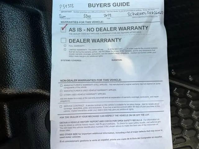 2022 Ram 5500 Tradesman/SLT/Laramie/Limited