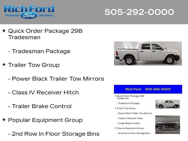 2023 Ram 1500 Classic Tradesman Crew Cab 4x2 5'7" Box