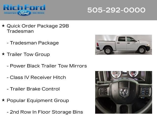 2023 Ram 1500 Classic Tradesman Crew Cab 4x2 5'7" Box