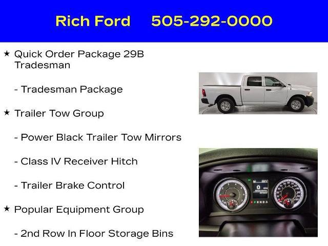 2023 Ram 1500 Classic Tradesman Crew Cab 4x2 5'7" Box