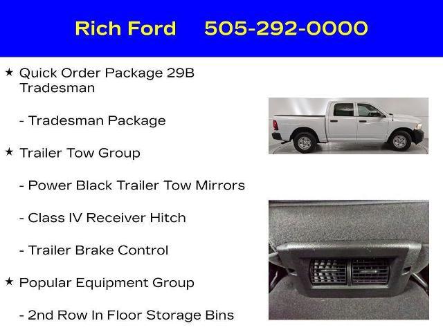 2023 Ram 1500 Classic Tradesman Crew Cab 4x2 5'7" Box