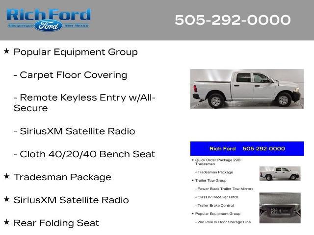 2023 Ram 1500 Classic Tradesman Crew Cab 4x2 5'7" Box