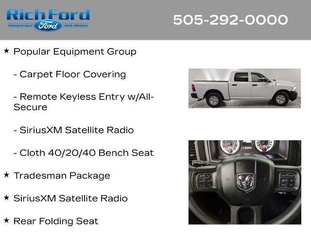 2023 Ram 1500 Classic Tradesman Crew Cab 4x2 5'7" Box