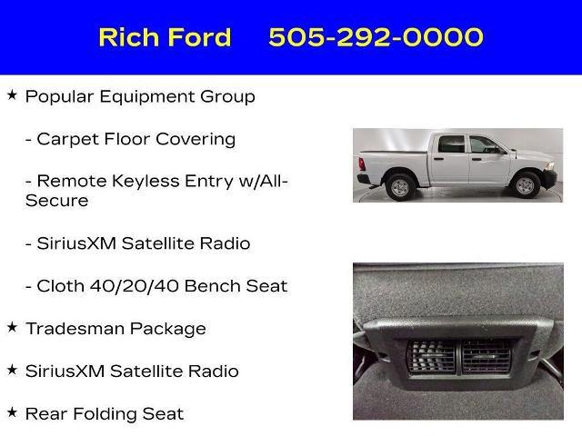 2023 Ram 1500 Classic Tradesman Crew Cab 4x2 5'7" Box