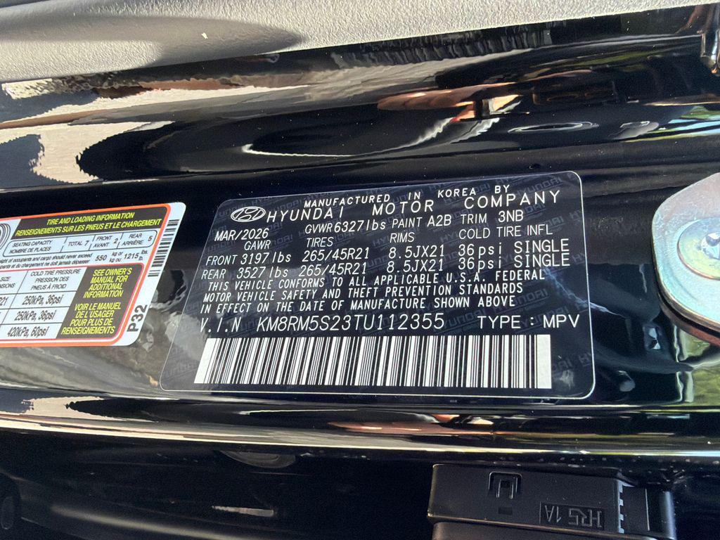 New 2026 Black HYUNDAI Calligraphy FWD image 35