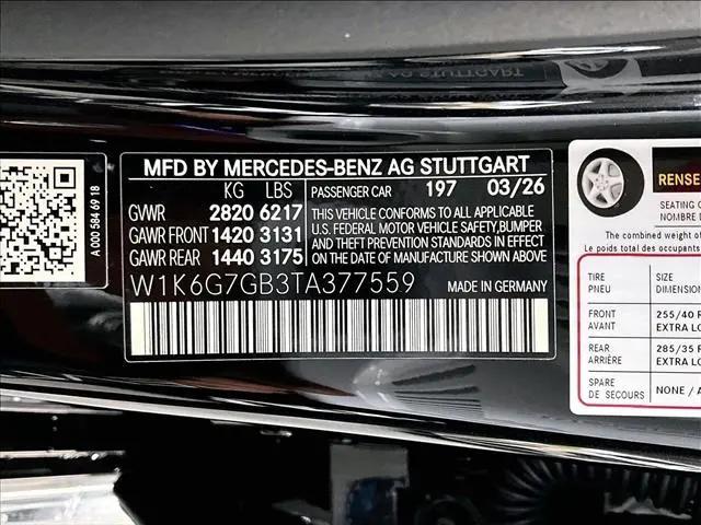 2026 Mercedes-Benz S 580 4MATIC