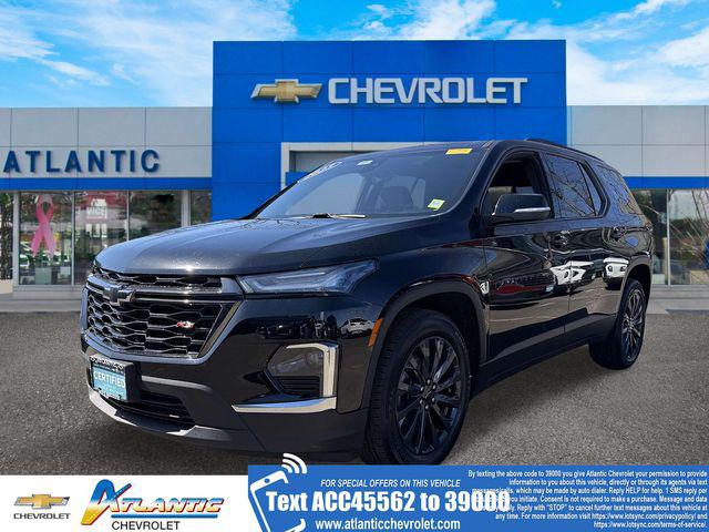 Black Metallic 2023 Chevrolet Traverse RS AWD SUV / Crossover Four-Wheel Drive 9-Speed Automatic