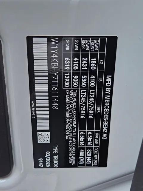 2026 Mercedes-Benz Sprinter 2500 Standard Roof 4-Cyl Diesel