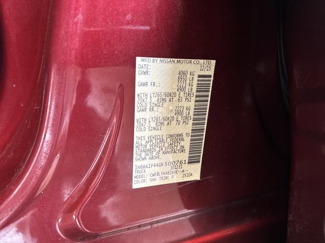 2016 Nissan Titan XD Platinum Reserve Diesel