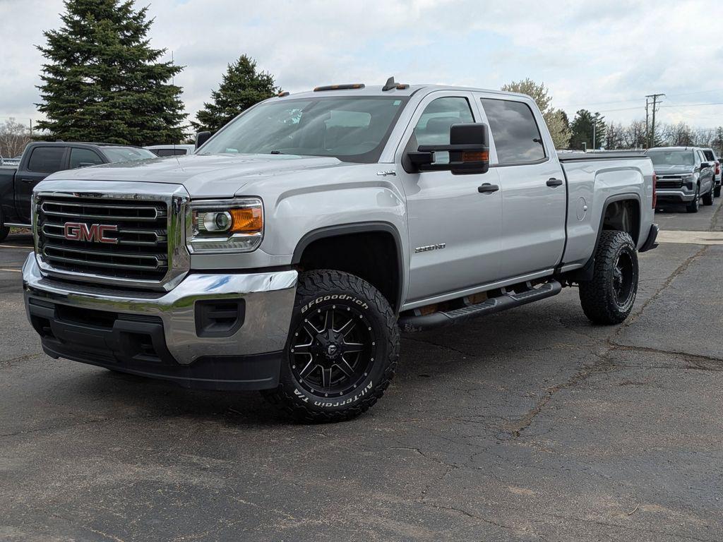Quicksilver Metallic 2019 GMC Sierra 3500HD Crew Cab 4WD Pickup Truck Four-Wheel Drive 6-Speed Automatic Overdrive