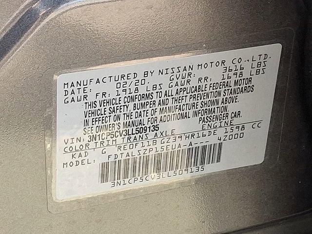 2020 Nissan Kicks SV Xtronic CVT