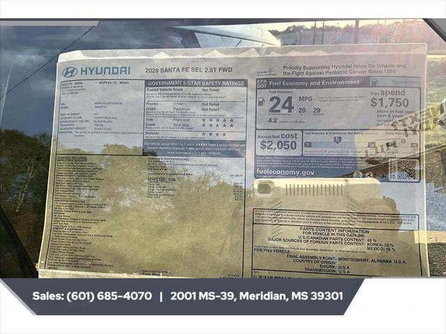 2026 Hyundai Santa Fe SEL