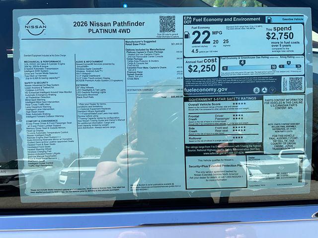 2026 Nissan Pathfinder Platinum