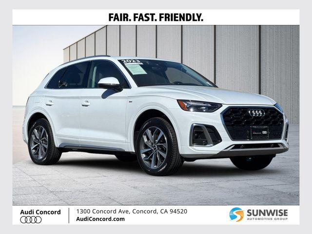 Glacier White Metallic 2023 Audi Q5 quattro Premium S Line 45 TFSI SUV / Crossover All-Wheel Drive Automatic
