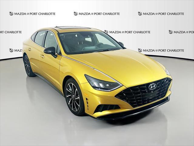 Glowing Yellow 2020 Hyundai Sonata SEL Plus FWD Sedan Front-Wheel Drive Automatic