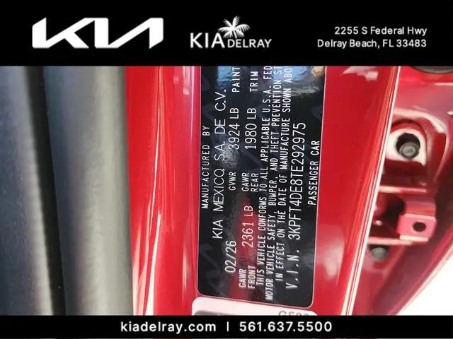 2026 Kia K4 LXS