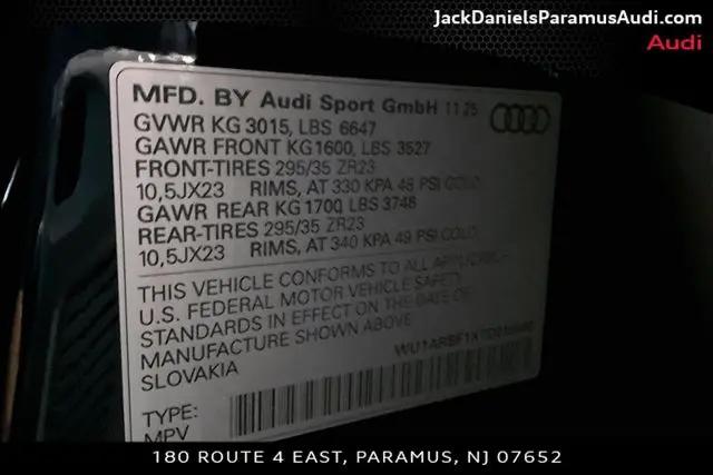 2026 Audi RS Q8 performance quattro tiptronic