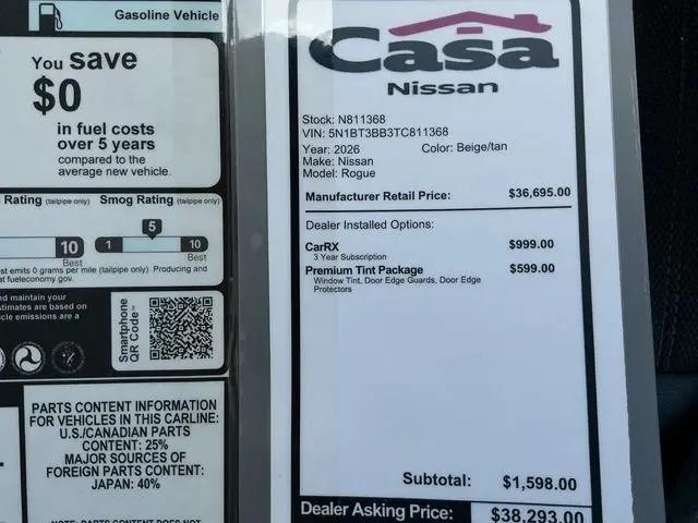 2026 Nissan Rogue Rock Creek