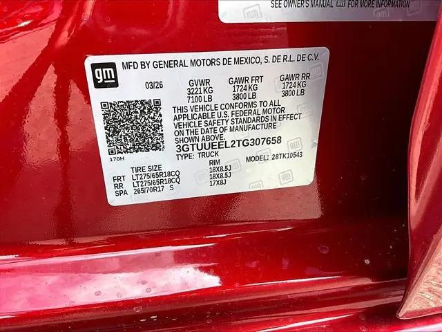 2026 GMC Sierra 1500 Crew Cab, Short Bed, AT4, 4WD