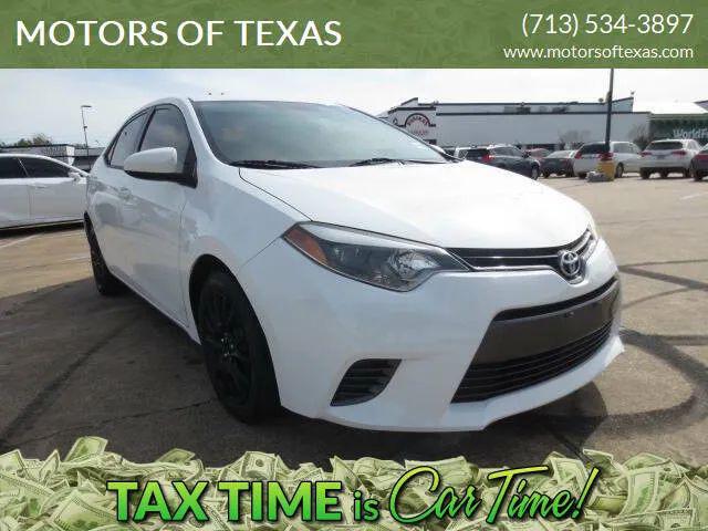 2016 Toyota Corolla LE for sale in Houston, TX