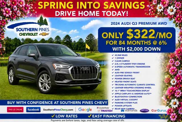 2024 Audi Q3 Premium 45 TFSI S line quattro Tiptronic