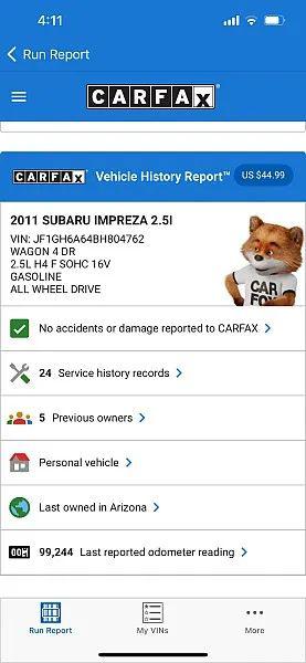 2011 Subaru Impreza 2.5i