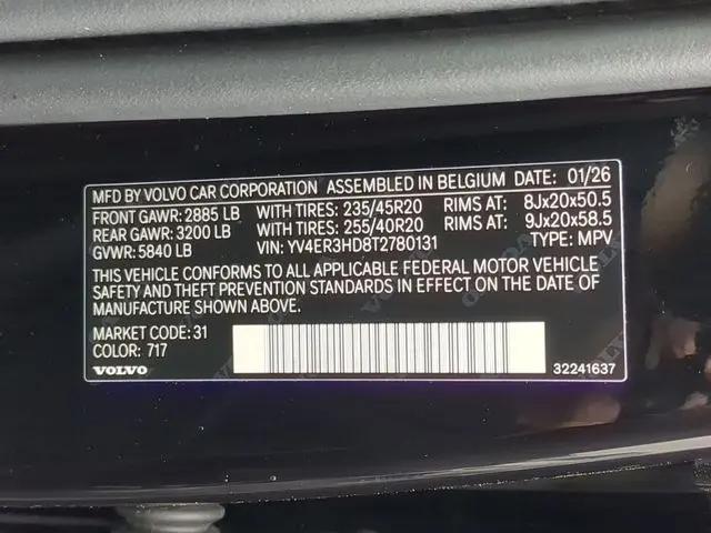 2026 Volvo EX40 Black Edition Ultra, Twin Motor, Fully electric