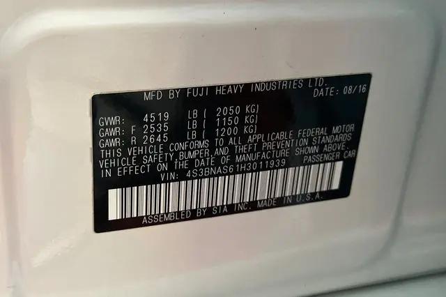 2017 Subaru Legacy 2.5i Sport