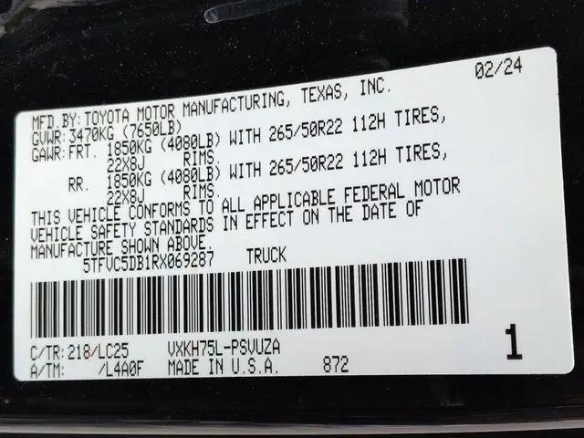 2024 Toyota Tundra Capstone 4WD