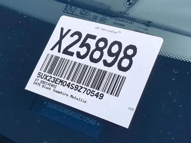 2025 BMW X7 xDrive40i