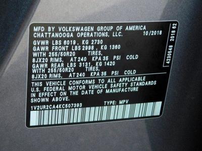 2019 Volkswagen Atlas 3.6L V6 SE w/Technology