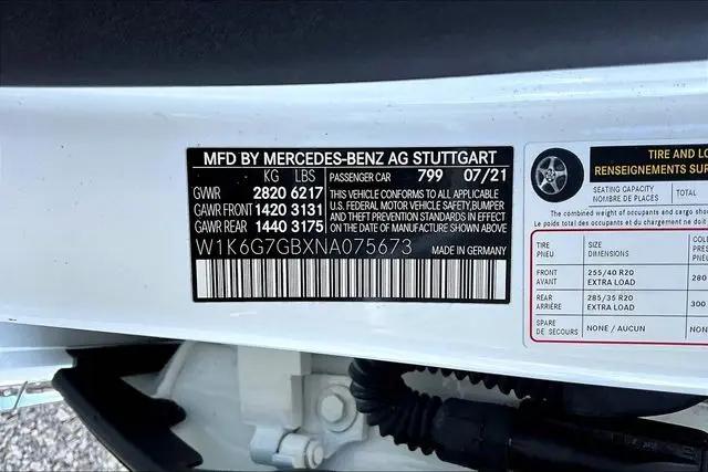 2022 Mercedes-Benz S 580 4MATIC