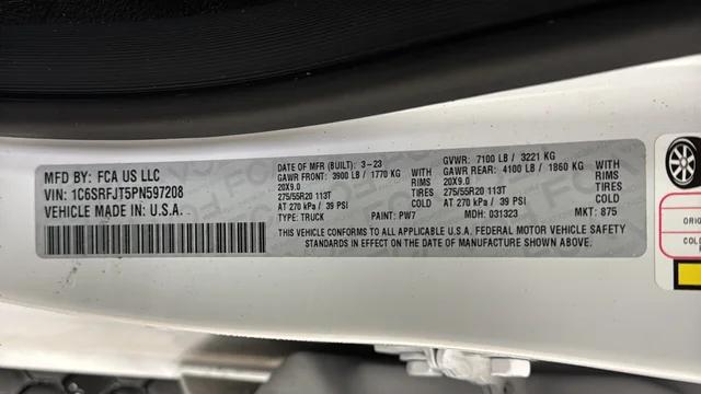 2023 Ram 1500 Laramie Crew Cab 4x4 5'7" Box