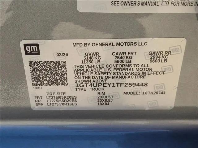 2026 GMC Sierra 2500HD Crew Cab, Standard Bed, AT4, 4WD