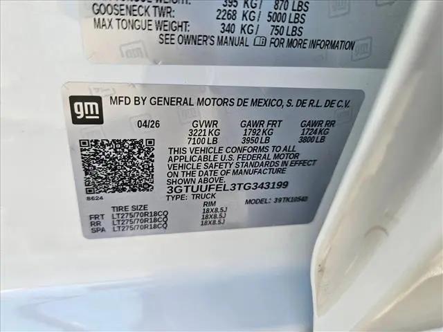 2026 GMC Sierra 1500 Crew Cab, Short Bed, AT4X, 4WD