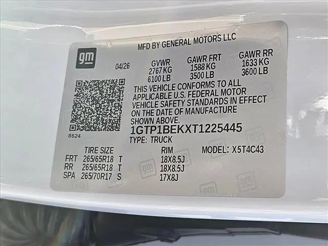 2026 GMC Canyon Elevation, RWD