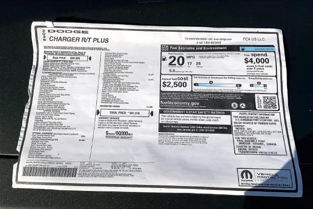 2026 Dodge Charger R/T Plus 2-Door AWD