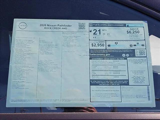 2026 Nissan Pathfinder Rock Creek