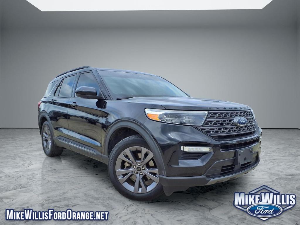 AGATE BLACK METALLIC 2022 Ford Explorer XLT RWD SUV / Crossover Rear-Wheel Drive Automatic
