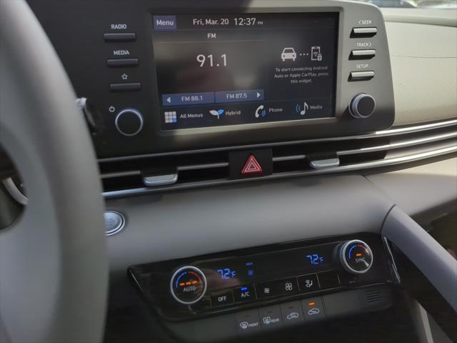 2026 Hyundai Elantra Hybrid Blue