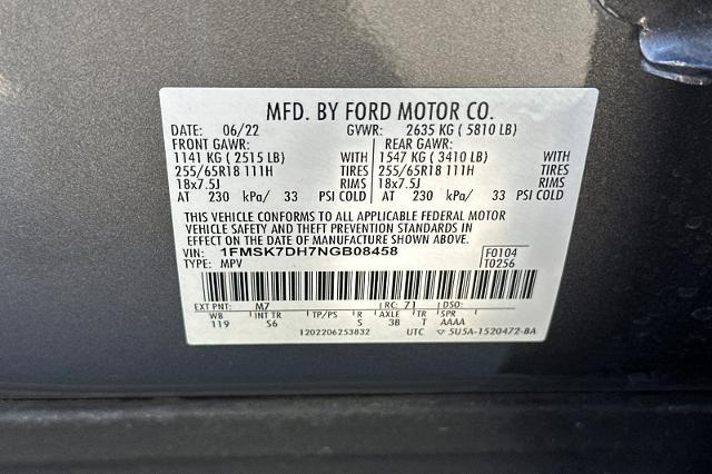 2022 Ford Explorer XLT