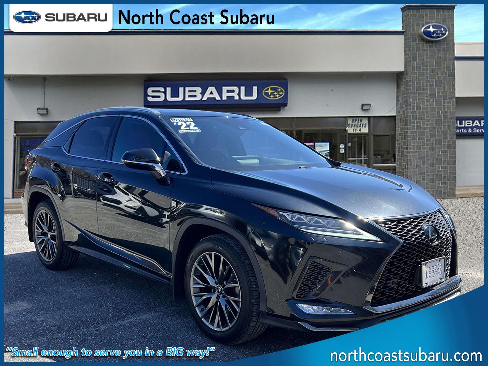 Black (Caviar) 2022 Lexus RX 350 F Sport Handling AWD SUV / Crossover All-Wheel Drive 8-Speed Automatic