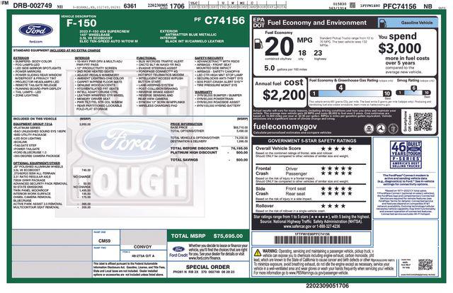 2023 Ford F-150 Platinum