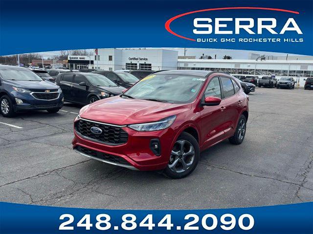 Rapid Red Metallic Tinted Clearcoat 2023 Ford Escape ST-Line Select AWD SUV / Crossover All-Wheel Drive Automatic
