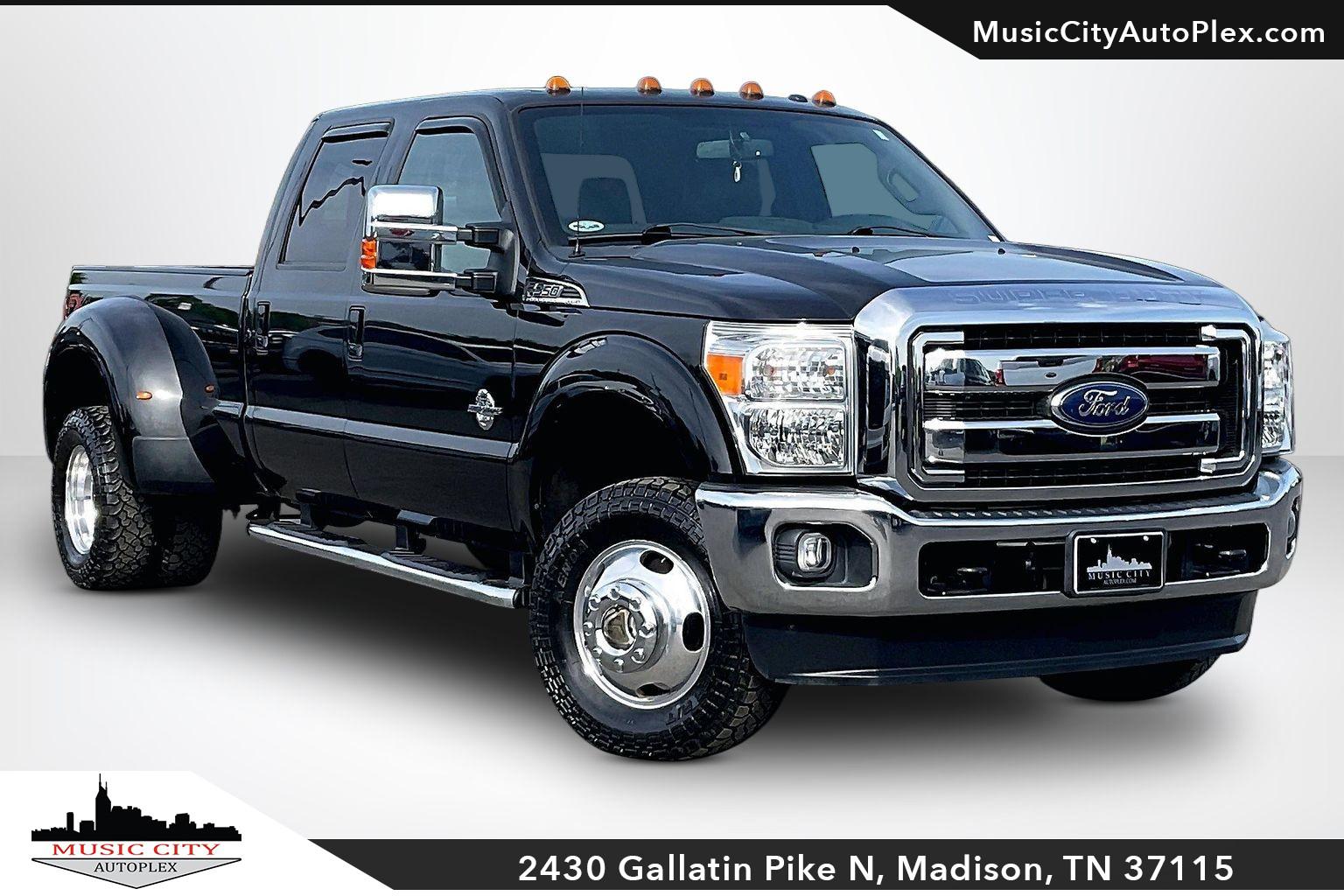 TUXEDO BLACK METALLIC 2015 Ford F-350 Super Duty Lariat Crew Cab LB DRW 4WD Pickup Truck Four-Wheel Drive Automatic