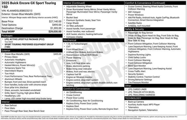 2025 Buick Encore GX Sport Touring FWD