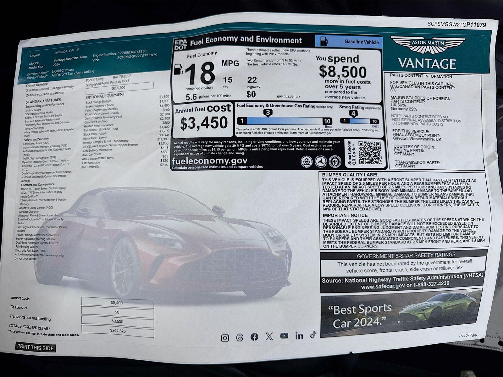 2026 Aston Martin Vantage - Photo 25