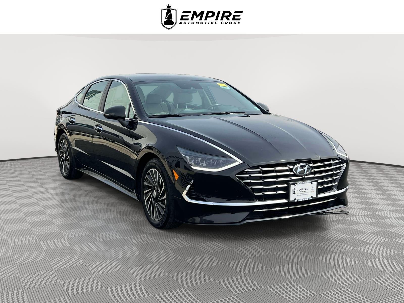 Nocturne Black 2022 Hyundai Sonata Hybrid Limited FWD Sedan Front-Wheel Drive Automatic